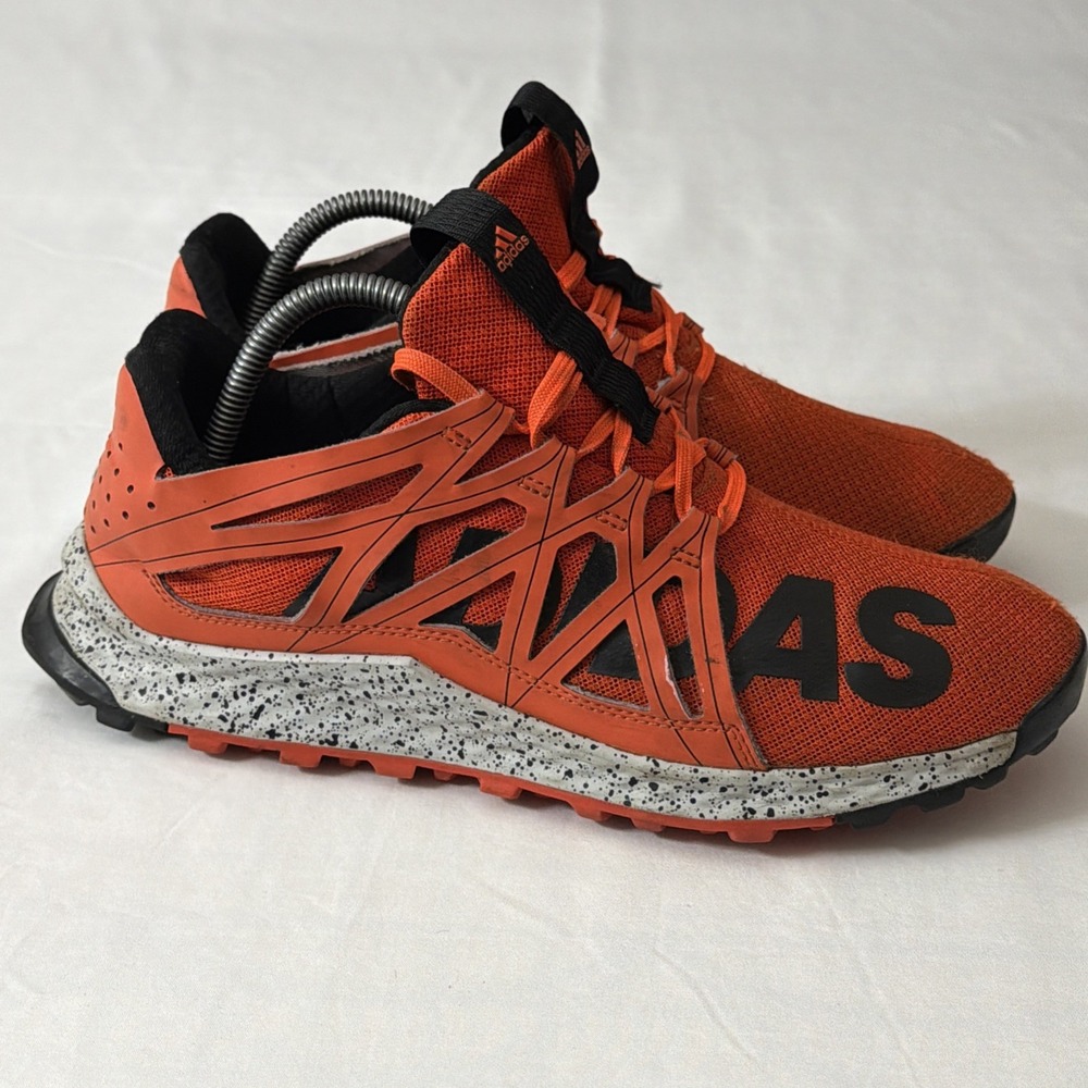 Men's Shoes Adidas Vigor Bounce Energy Trial Running Orange BY3448 Size 8.5 Fit